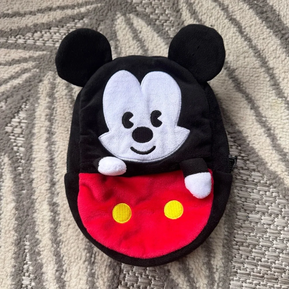 The Disney Store‎ Baby Mickey Mouse Zip Up Pouch Bag
